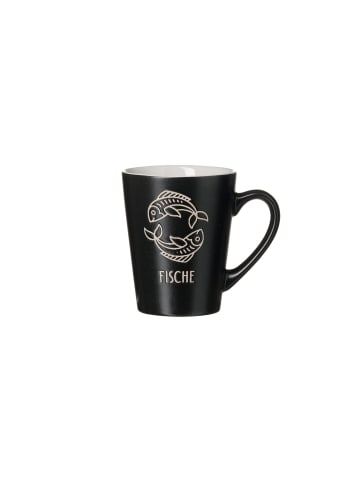 Ritzenhoff & Breker Henkelbecher Fische Cosmic in Schwarz 350 ml in schwarz
