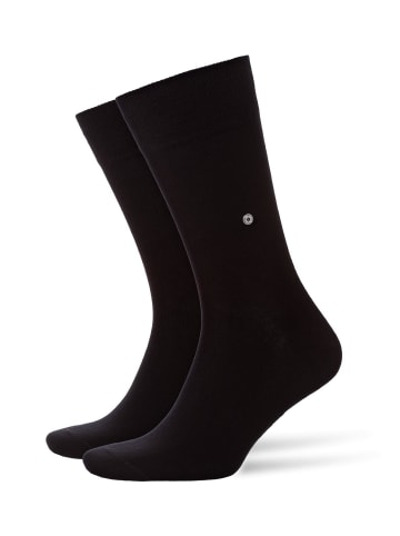 Burlington Socken 2er Pack in Schwarz