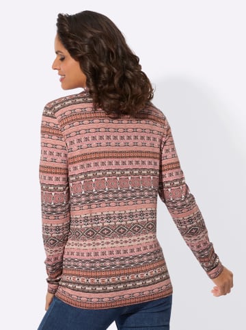 WITT WEIDEN Druck-Shirt in papaya-bedruckt