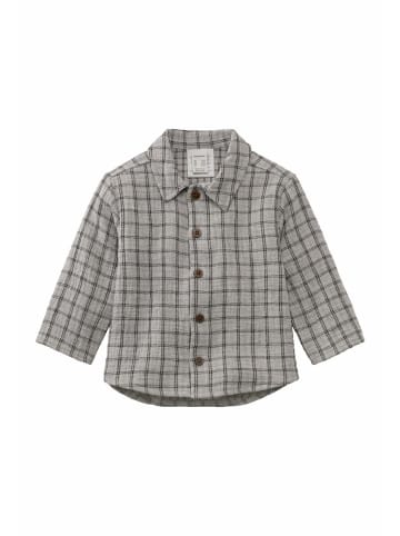 Hessnatur Hessnatur Musselin Shirt aus reiner Bio-Baumwolle in hellgrau