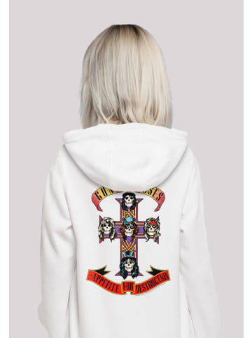 F4NT4STIC Hoodie Guns 'n' Roses Rock Musik Band in weiß