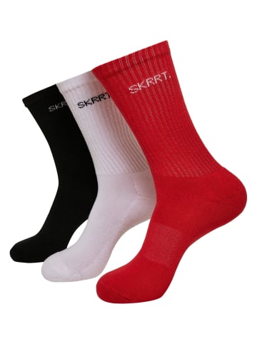 Mister Tee Socken in red/white/black