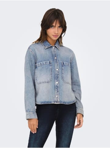 ONLY Jeanshemd in Light Blue Denim
