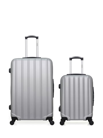 Hero 2 tlg. Kofferset HIMALAYA in HeLgrau (95L/37L)