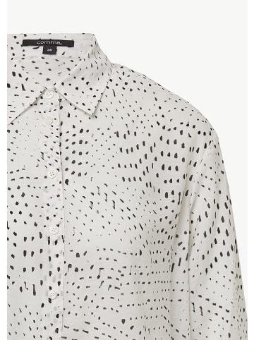 comma Bluse langarm in Weiß