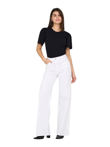 ONLY Jeans ONLMADISON BLUSH HW WIDE comfort/relaxed in Weiß