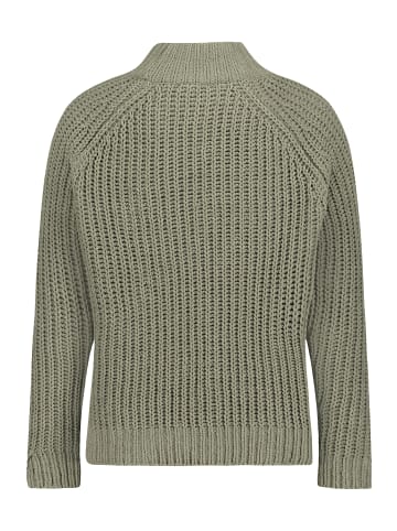 CARTOON Strickpullover mit Stehkragen in Pale Khaki