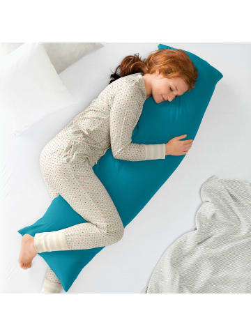 REDBEST Single-Jersey Seitenschläferkissenbezug San Francisco in petrol