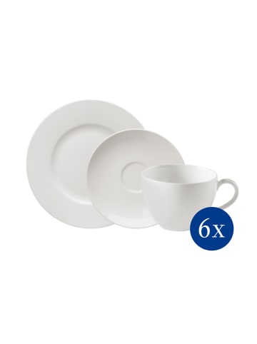 Villeroy & Boch Kaffee Set 18tlg. Basic White in weiß