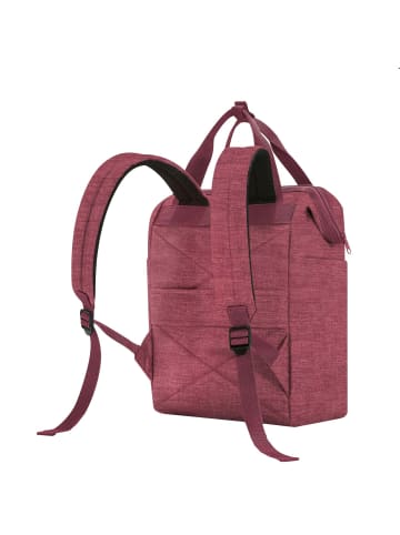 Reisenthel travelling allrounder R - Rucksack 40 cm (twist navy) in twist maroon