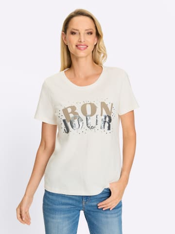 Heine T-Shirt in ecru