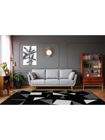 Arte Espina Kurzflor Teppich Spirit in schwarz - weiß - grau - rechteckig