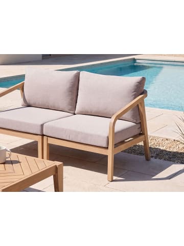4-tlg Sessel RIVELLO in Braun/Beige
