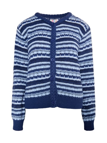 IZIA Damen Cardigan in Marine Mehrfarbig