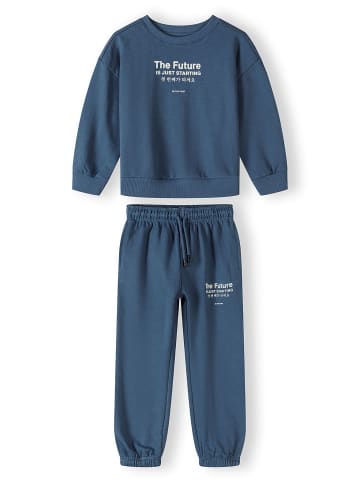 Minoti 2-tlg Jogginganzug 29FLEECE265 in Blau
