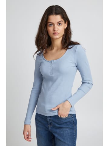 ICHI IHSUPER LS Slim fit in Forever Blue