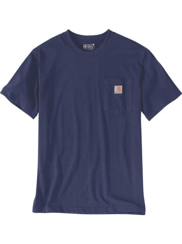 CARHARTT  T-Shirt "Dearborn Relaxed Pocket T-Shirt" in Blau