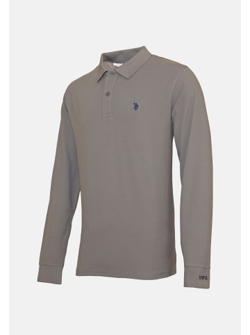 U.S. Polo Assn. U.S. Polo Assn. Poloshirt Longsleeve mit Polokragen in grau