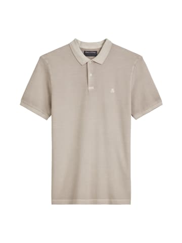Marc O'Polo Poloshirt Piqué shaped in dapple gray