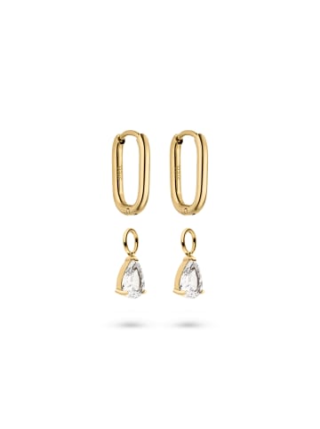 s.Oliver Creolen Elegant Stones in gold