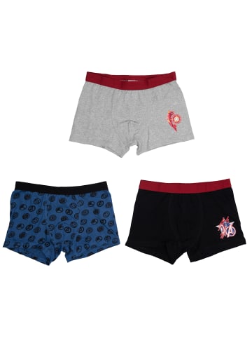 United Labels 3er Pack Marvel The Avengers Boxershorts in Mehrfarbig