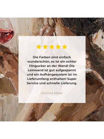 MuchoWow Leinwand bilder Wein (BxH)