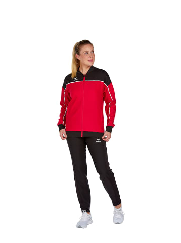 erima Damen Change By Erima Präsentationsjacke in rot/schwarz/weiss