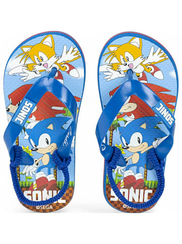 Cerda Zehentrenner Sonic The Hedgehog mit Riemchen in Blau