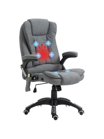 Vinsetto Massagestuhl-67B x 74T x 107-116H cm-Grau