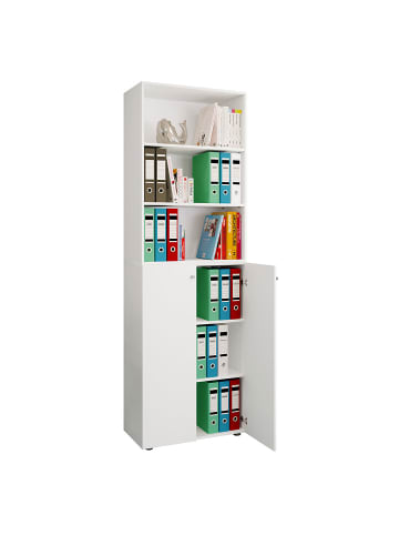 ebuy24 Büroschrank Lona2XLDTR weiß Weiß 70 x 39 cm