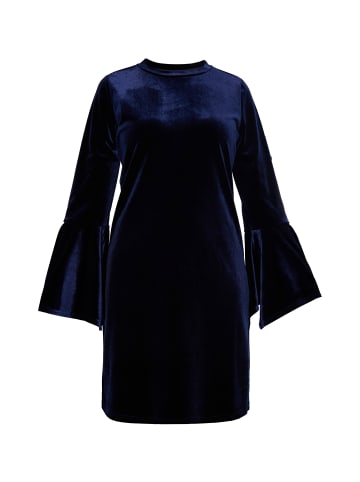 Usha Damen Minikleid Aus Samt in Marine