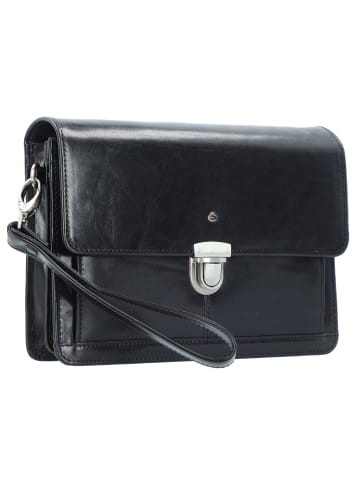 Esquire Toscana Handgelenktasche Leder 24,5 cm schwarz