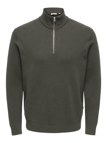 ONLY & SONS Strickpullover in Beluga 1