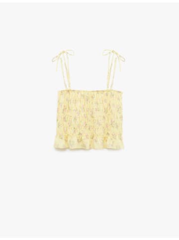 KOTON TANKTOPS in Gelb Gemustert