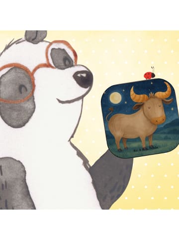 Untersetzer Sternzeichen Stier Design ohne Spruch in Weiß