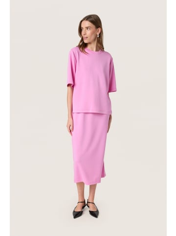 Soaked in Luxury T-shirt SLEllan Oversize fit in Cyclamen