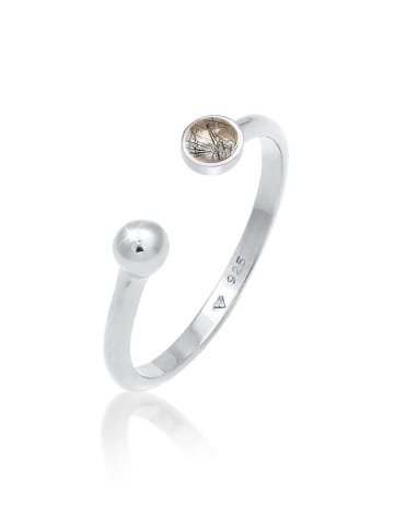 Elli Ring 925 Sterling Silber Kugel in Silber