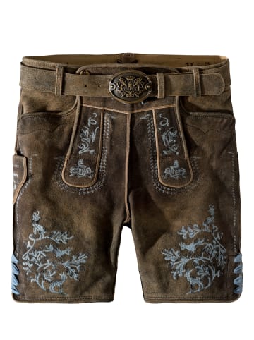 Stockerpoint Lederhose "Rudolf" in oid blau