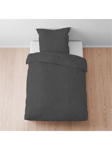 Biberna Bettwäsche in anthrazit