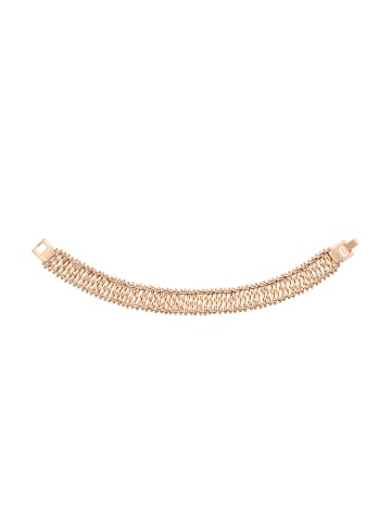 faina Women Segmented Link Bracelet in Rose Gold