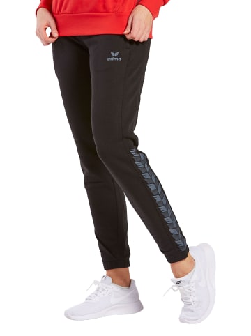 erima Damen Essential Team Sweathose in schwarz/slate grey