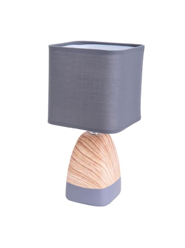 näve Tischleuchte "CREMONA" in braun - (L)15 cm x (B)15 cm x (H)31 cm