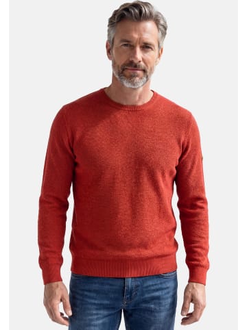 Redmond Pullover Basic in Rot / dunkelblau