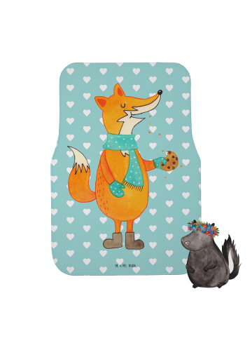 Mr. & Mrs. Panda Automatte Fuchs Keks ohne Spruch in Türkis Pastell