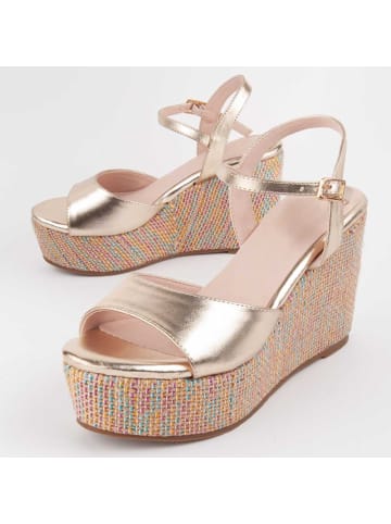 Montevita Sandalen Keilsandalen Salia12 Gold in Golden