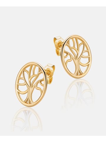 Diamant L'éternel Ohrringe aus 585 Gelbgold