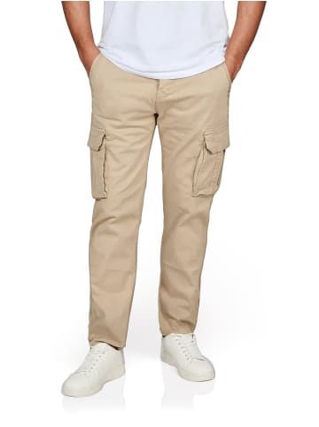 DENIMFY Cargo DFLuke tapered in Beige