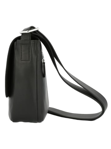 PICARD Timeless Umhängetasche Leder 25 cm in schwarz