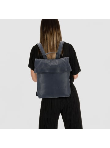 LIEBESKIND BERLIN Elvira Daypack Leder 66 cm Laptopfach in cobalt night