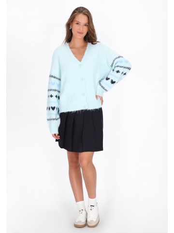 myMo Women Cardigan in aqua